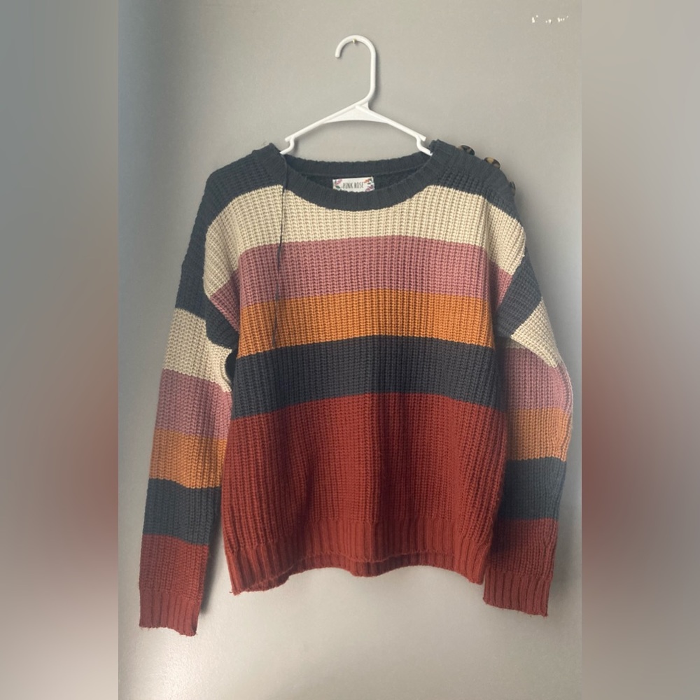 Pink Rose Sweater